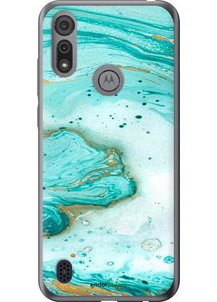 Чехол на motorola e6i мраморный "4895u-2355-10746"