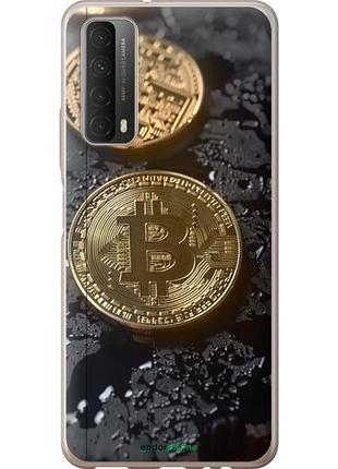 Чехол на huawei p smart 2021 вулканический bitcoin "6092u-2100-10746"