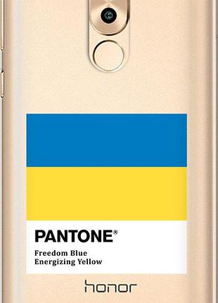 Чехол на huawei honor 6x прапор пантон "5275u-460-10746"