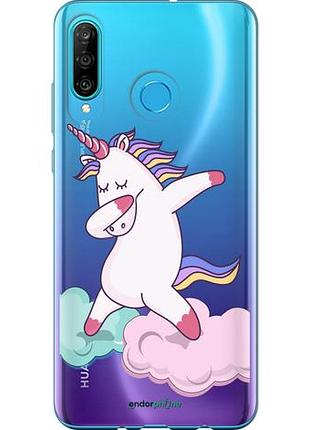 Чехол на huawei p30 lite единорог "4702u-1651-10746"