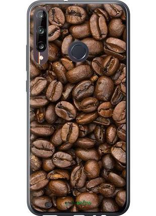 Чехол на huawei p40 lite e зёрна кофе "783u-1875-10746"