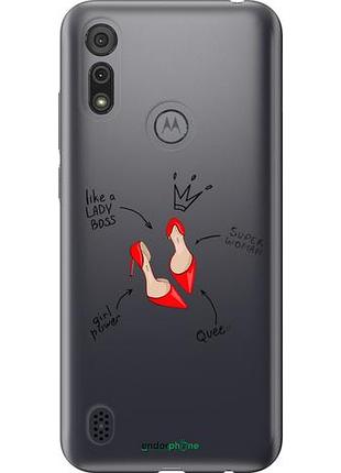Чехол на motorola e6i женщина "4599u-2355-10746"