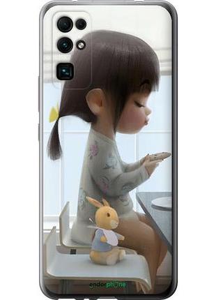 Чохол на huawei honor 30 мила дівчинка із зайчиком "4039u-1921-10746"
