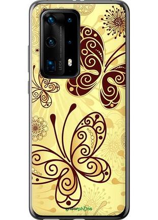 Чехол на huawei p40 pro plus красивые бабочки "4170u-1917-10746"