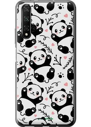 Чехол на huawei honor 20 панды "4318u-1697-10746"