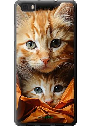 Чехол на huawei ascend p8 lite котики 2 "5664u-126-10746"