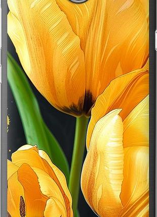 Чехол на huawei y5 ii желтые тюльпаны "5991u-496-10746"