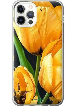 Чехол на iphone 12 желтые тюльпаны "5991u-2053-10746"