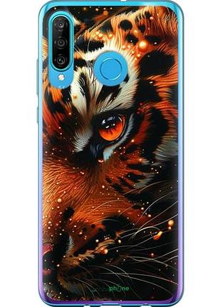 Чехол на huawei p30 lite tiger "6053u-1651-10746"
