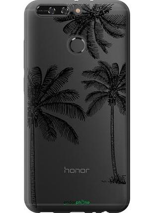 Чехол на huawei honor v9 / honor 8 pro пальмы1 "4634u-1246-10746"