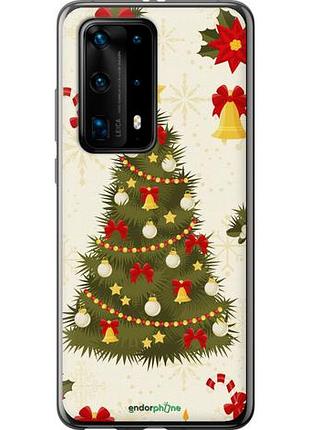 Чехол на huawei p40 pro plus новогодняя елка "4198u-1917-10746"