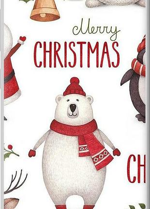 Чехол на huawei honor 3c merry christmas "4106u-307-10746"