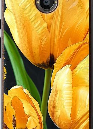 Чохол на motorola moto x2 жовті тюльпани "5991u-372-10746"