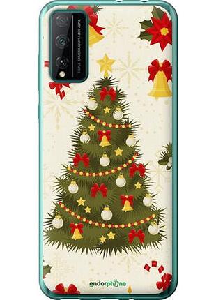 Чехол на huawei honor play 4t pro новогодняя елка "4198u-1914-10746"