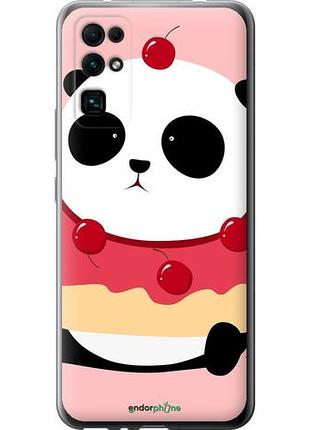 Чехол на huawei honor 30 панда с пончиком "3991u-1921-10746"
