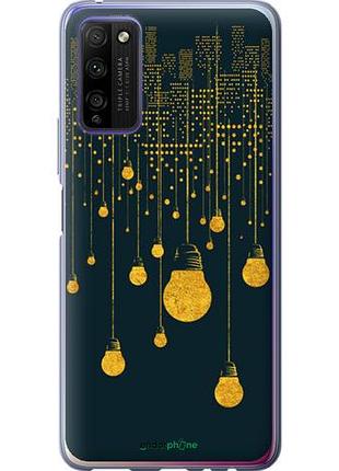 Чехол на huawei honor 30 lite иллюстрация ночного города "4162u-2074-10746"