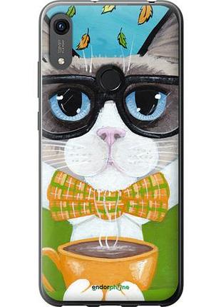 Чехол на huawei y6s cat&coffee "4053u-1871-10746"