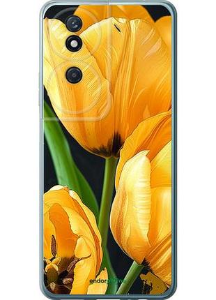 Чохол на huawei honor play 50 plus жовті тюльпани "5991u-3399-10746"