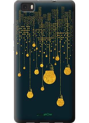 Чохол на huawei ascend p8 liteнок нічного міста "4162u-126-10746"
