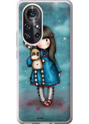 Чехол на huawei nova 8 pro девочка с зайчиком "915u-2246-10746"