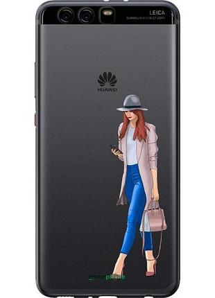 Чохол на huawei p10 plus дівчина 1 "4751u-963-10746"