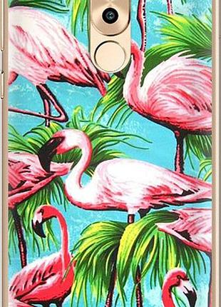 Чехол на huawei honor 6x tropical background "4016u-460-10746"