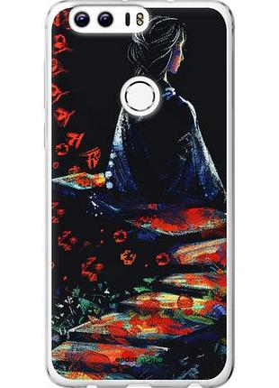Чехол на huawei honor 8 мечтательная девушка "6042u-351-10746"