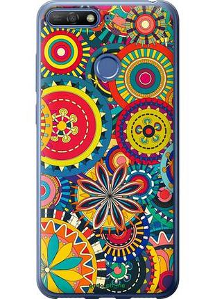 Чехол на huawei honor 7c узор 5 "902u-1411-10746"