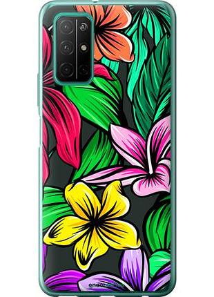 Чохол на huawei honor 30s тропічні квіти 1 "4753u-1897-10746"