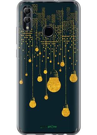 Чехол на huawei honor 10 lite иллюстрация ночного города "4162u-1618-10746"