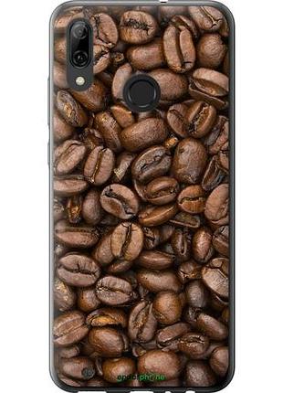 Чехол на huawei p smart 2019 зёрна кофе "783u-1634-10746"