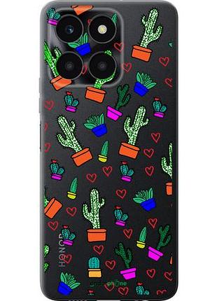 Чехол на huawei honor x6a кактусы 4 "4856u-3340-10746"