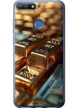 Чехол на huawei honor 7c сияние золота "6104u-1411-10746"