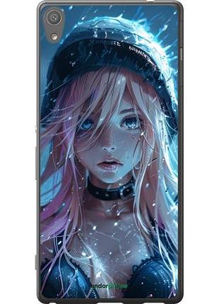Чохол на sony xperia xa ultra dual f3212 аніме-діва під дощем "6120u-391-10746"