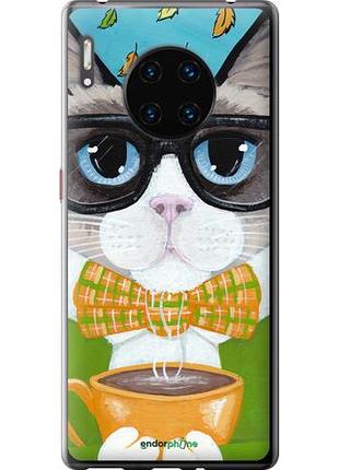 Чехол на huawei mate 30 pro cat&coffee "4053u-1796-10746"
