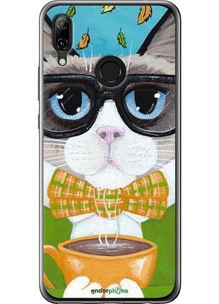 Чехол на huawei nova 3 cat&coffee "4053u-1535-10746"