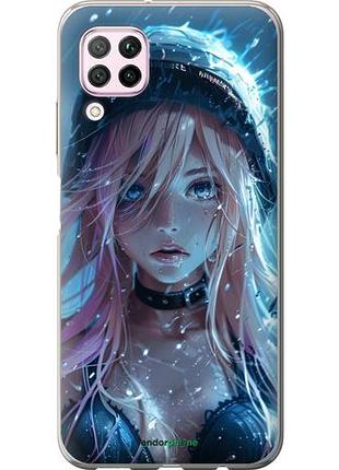 Чехол на huawei nova 6se аниме-дива под дождем "6120u-1823-10746"
