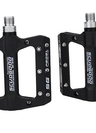 Педали scudgood bc-pd201 cnc, проми, черный (ped-149)