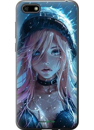Чехол на huawei honor 7a аниме-дива под дождем "6120u-1805-10746"