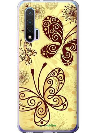 Чехол на huawei nova 6 красивые бабочки "4170u-1821-10746"