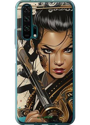Чехол на huawei honor 20 pro воительница ветров "6077u-1702-10746"