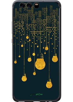 Чехол на huawei p10 иллюстрация ночного города "4162u-780-10746"