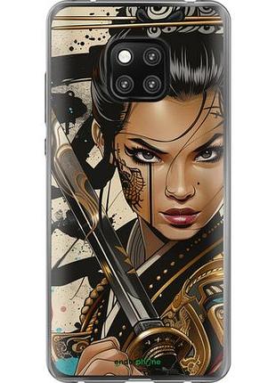 Чехол на huawei mate 20 pro воительница ветров "6077u-1567-10746"