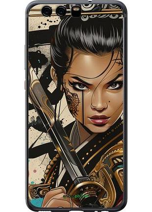 Чехол на huawei p10 воительница ветров "6077u-780-10746"