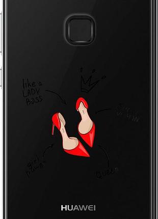 Чехол на huawei p10 lite женщина "4599u-896-10746"