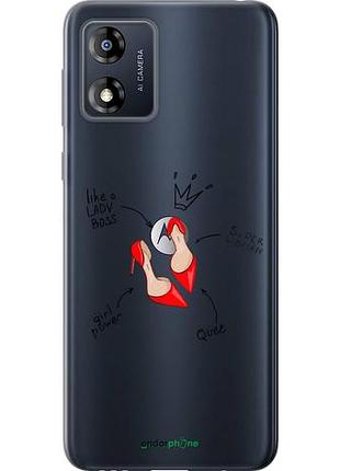 Чохол на motorola moto e13 жінка "4599u-3053-10746"