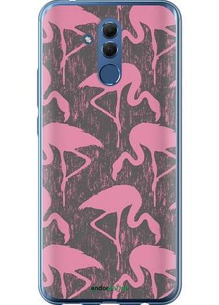 Чехол на huawei mate 20 lite vintage-flamingos "4171u-1575-10746"