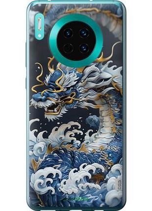 Чехол на huawei mate 30 водяной дракон "6113u-1773-10746"