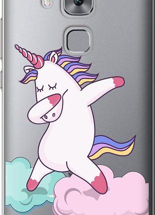Чехол на huawei nova plus единорог "4702u-961-10746"