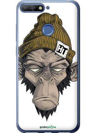Чехол на huawei honor 7a pro обезьяна в шапке "4183u-1440-10746"